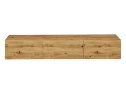 Móvel TV 3 portas Idao madeira clara 160cm^Petits-Meubles Clearance