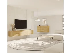 Móvel TV 3 portas Idao madeira 160cm^Petits-Meubles