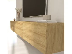Móvel TV 3 portas Idao madeira 160cm^Petits-Meubles