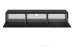 Petits-Meubles Móvel De Tv*Móvel TV 3 portas Idao 160cm Preto