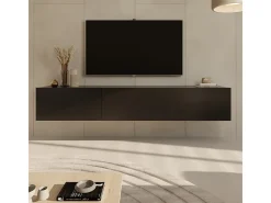 Petits-Meubles Móvel De Tv*Móvel TV 3 portas Idao 160cm Preto