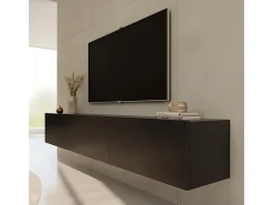 Petits-Meubles Móvel De Tv*Móvel TV 3 portas Idao 160cm Preto