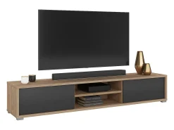 Móvel TV 2 portas Idra e madeira 180cm^Petits-Meubles Discount