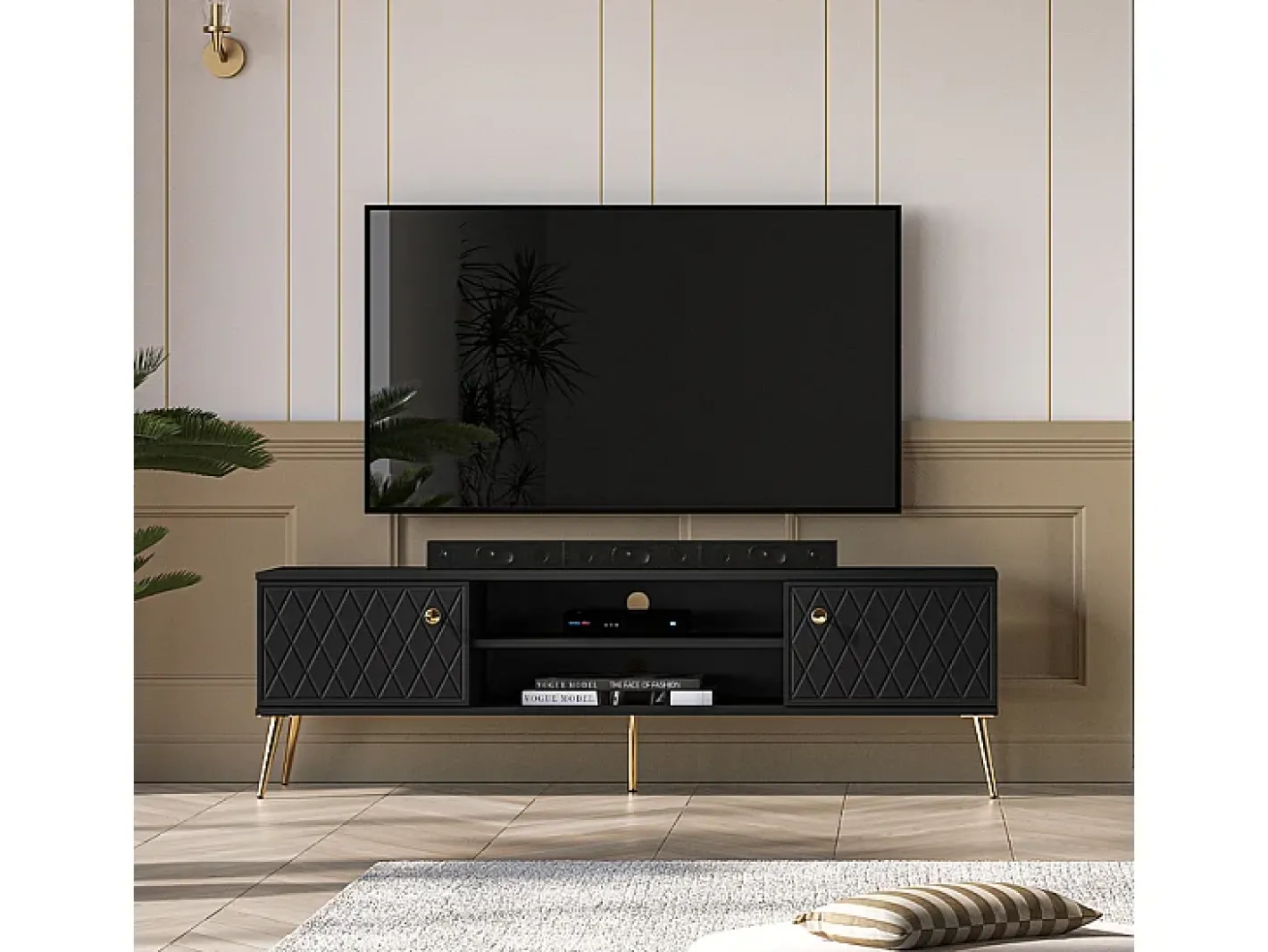 Móvel TV 2 portas Manoé 160cm^Petits-Meubles Sale
