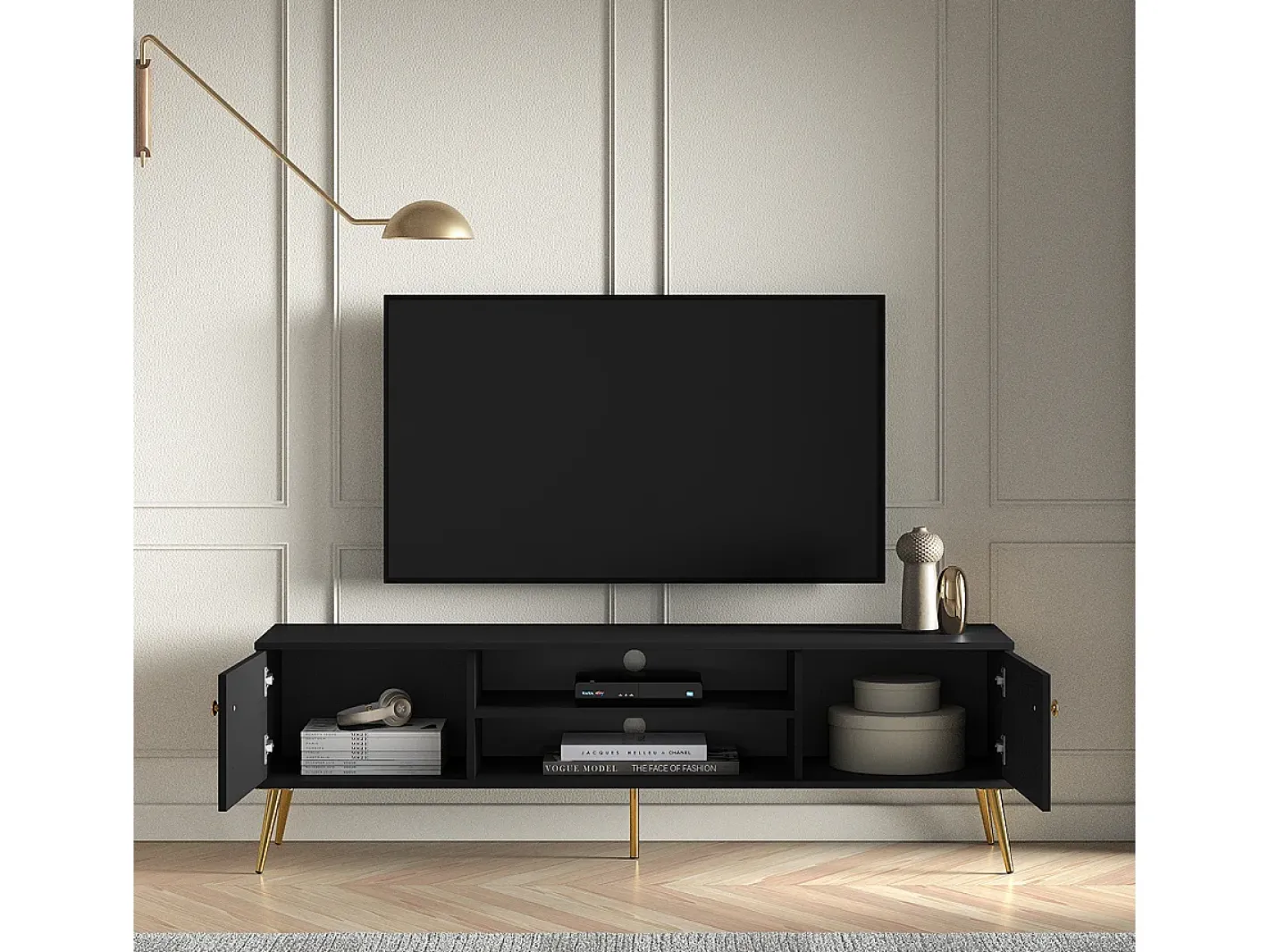 Móvel TV 2 portas Manoé 160cm^Petits-Meubles Sale