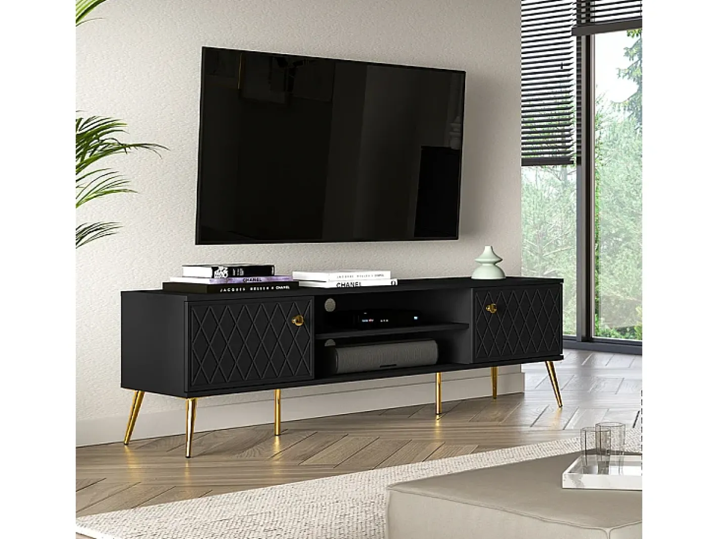 Móvel TV 2 portas Manoé 160cm^Petits-Meubles Sale