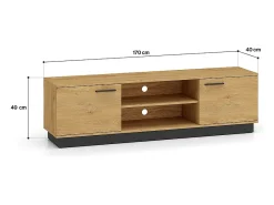 Móvel TV 2 portas Ysia madeira e 170cm*Petits-Meubles