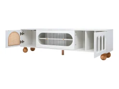 Móvel TV 170cm - 2 portas - 3 áreas abertas em arco -*ModernLuxe Discount