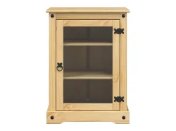 Best Móvel TV multimídia Estante TV Aparador TV Sala de jantar Sala de estar Quarto HiFi Corona 60 x 50 x 82 cm Madeira maciça de pinho marrom 02_0025428 Móvel De Tv
