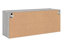 Clearance Móvel TV multimídia prateleira TV aparador sala de jantar sala de estar quarto parede sonoma 100 x 30 x 41 cm cinza 02_0028173 Móvel De Tv