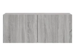 Clearance Móvel TV multimídia prateleira TV aparador sala de jantar sala de estar quarto parede sonoma 100 x 30 x 41 cm cinza 02_0028173 Móvel De Tv