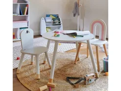 Atmosphera Mesa De Apoio*Nordic Kids tabela 43x60øcm Branco