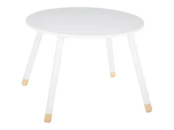 Atmosphera Mesa De Apoio*Nordic Kids tabela 43x60øcm Branco