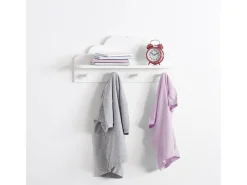 Atmosphera Cabide De Pé*Nube suporte de 4 cabides 12x48x22cm Branco