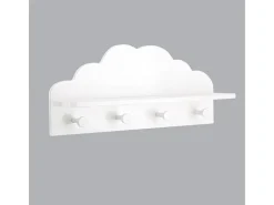 Atmosphera Cabide De Pé*Nube suporte de 4 cabides 12x48x22cm Branco