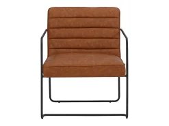 Panama | Poltrona em PU vintage conhaque*Loft24 Online