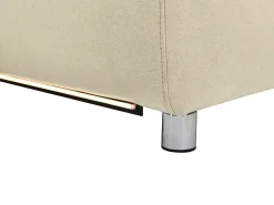 Pareli | Sofá 3 Lugares com Fecho Elétrico em Tecido Areia^Loft24 Best