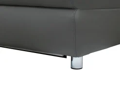 Pareli | Sofá de 3 lugares com função Manuel em tecido antracite^Loft24 Outlet