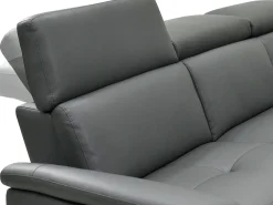 Pareli | Sofá de 3 lugares com função Manuel em tecido antracite^Loft24 Outlet