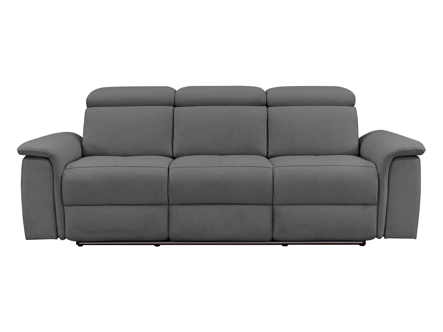 Pareli | Sofá de 3 lugares com função Manuel em PU castanho^Loft24 Sale