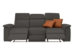 Pareli | Sofá de 3 lugares Direito Manuel Função Tecido Antracite^Loft24 New