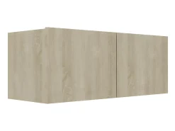 8pcs conjunto de móveis de TV derivados madeira carvalho sonoma PT370114* Outlet
