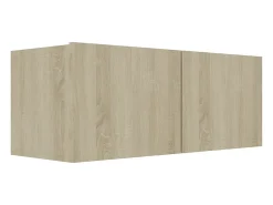 7pcs conjunto de móveis de TV derivados madeira carvalho sonoma PT146607^ Best