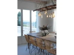 Acessório Vinho E Bar*Peça central decorativa Ciclamino Ø38 cm em ferro lama e Design floral moderno para mesa ou sala Fabricado na Itália Vermelho