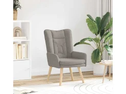 Poltrona | Cadeira de Sala | Cadeira Relaxante Cinzento-acastanhado 63x67x94 cm tecido SHL296444^ Best