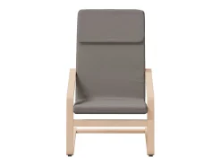 Poltrona | Cadeira Relax com banco p/ pés tecido cinza-acastanhado SHL323731* Sale