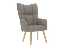 New Poltrona | Cadeira Relax tecido cinzento-acastanhado SHL427223 Poltrona