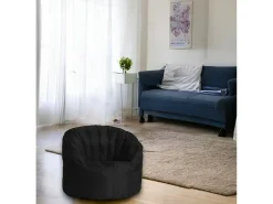 Poltrona Allos, Assento almofadado, Sofá individual de sala, Cadeira com braços, Fabricado em Itália, 80x80 h80 cm,*Talamo Italia Online