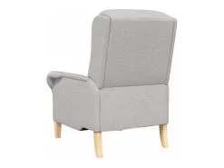 vidaxl Poltrona*poltrona Cinza Nuvem 76 x 94 x 102 cm tecido Cinzento