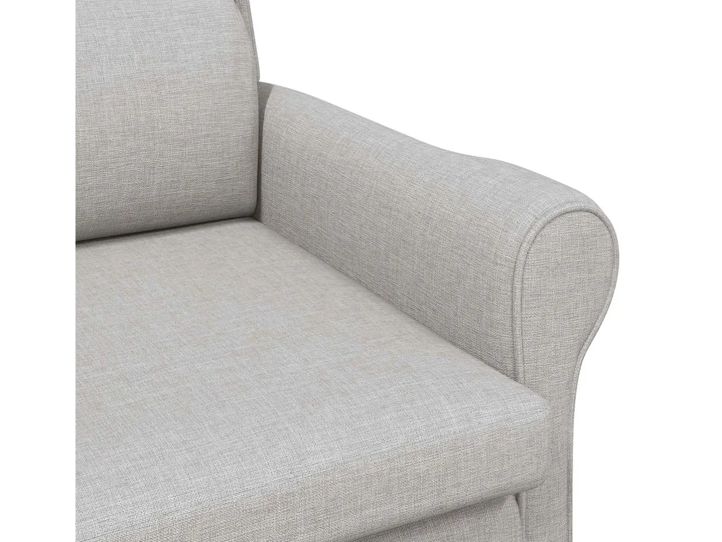 vidaxl Poltrona*poltrona Cinza Nuvem 76 x 94 x 102 cm tecido Cinzento