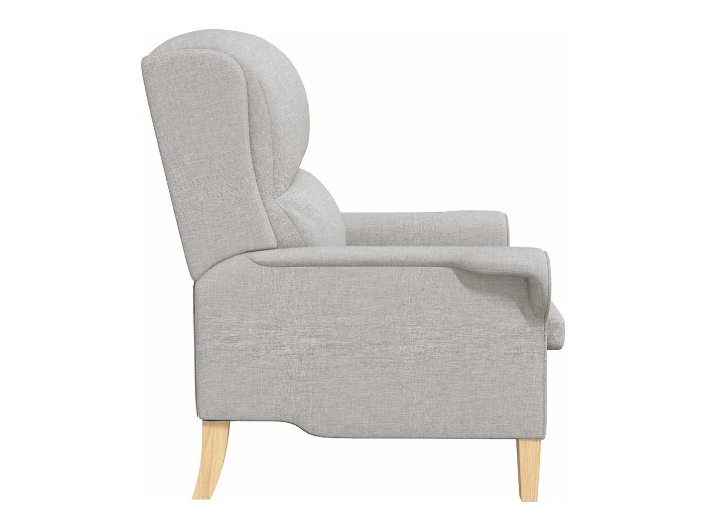 vidaxl Poltrona*poltrona Cinza Nuvem 76 x 94 x 102 cm tecido Cinzento