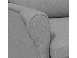 vidaxl Poltrona*poltrona Cinzento-claro 76 x 94 x 102 cm tecido Cinzento claro