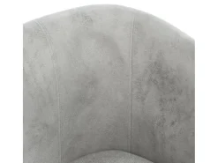 vidaxl Poltrona*Poltrona com apoio de pés veludo cinzento-claro Cinzento claro