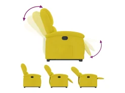 Sale Poltrona Confortável | Poltrona reclinável elevatória veludo SHL277039 Poltrona