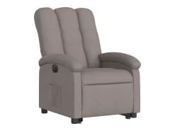 Poltrona Confortável | Poltrona reclinável elevatória elétrica cinza-acastanhado SHL756188* Online