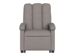 Poltrona Confortável | Poltrona reclinável elevatória elétrica cinza-acastanhado SHL756188* Online