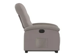 Poltrona Confortável | Poltrona reclinável elevatória elétrica cinza-acastanhado SHL756188* Online