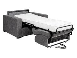 Vente-unique Poltrona*Poltrona convertível abertura rápida tecido , cama 70 cm e colchão 14 cm - CALITO Bege