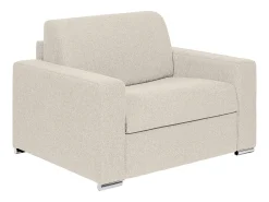 Vente-unique Poltrona*Poltrona convertível abertura rápida tecido , cama 70 cm e colchão 14 cm - CALITO Bege