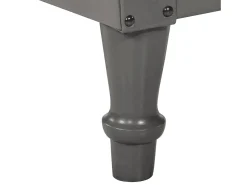 vidaxl Poltrona*Poltrona couro de cabra genuíno Cinzento