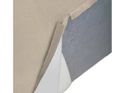 Clearance Poltrona Dbrogn, Poltrona de sala, 100% Fabricado na Itália, Poltrona relaxante em tecido acolchoado, 160x95h70 cm, Taupe Poltrona