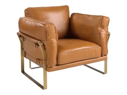 Poltrona de couro Camel 5169*Angel Cerda Clearance