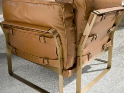 Poltrona de couro Camel 5169*Angel Cerda Clearance