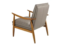 Best Poltrona de couro cinzento escuro 5130 Poltrona