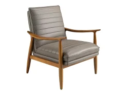 Best Poltrona de couro cinzento escuro 5130 Poltrona