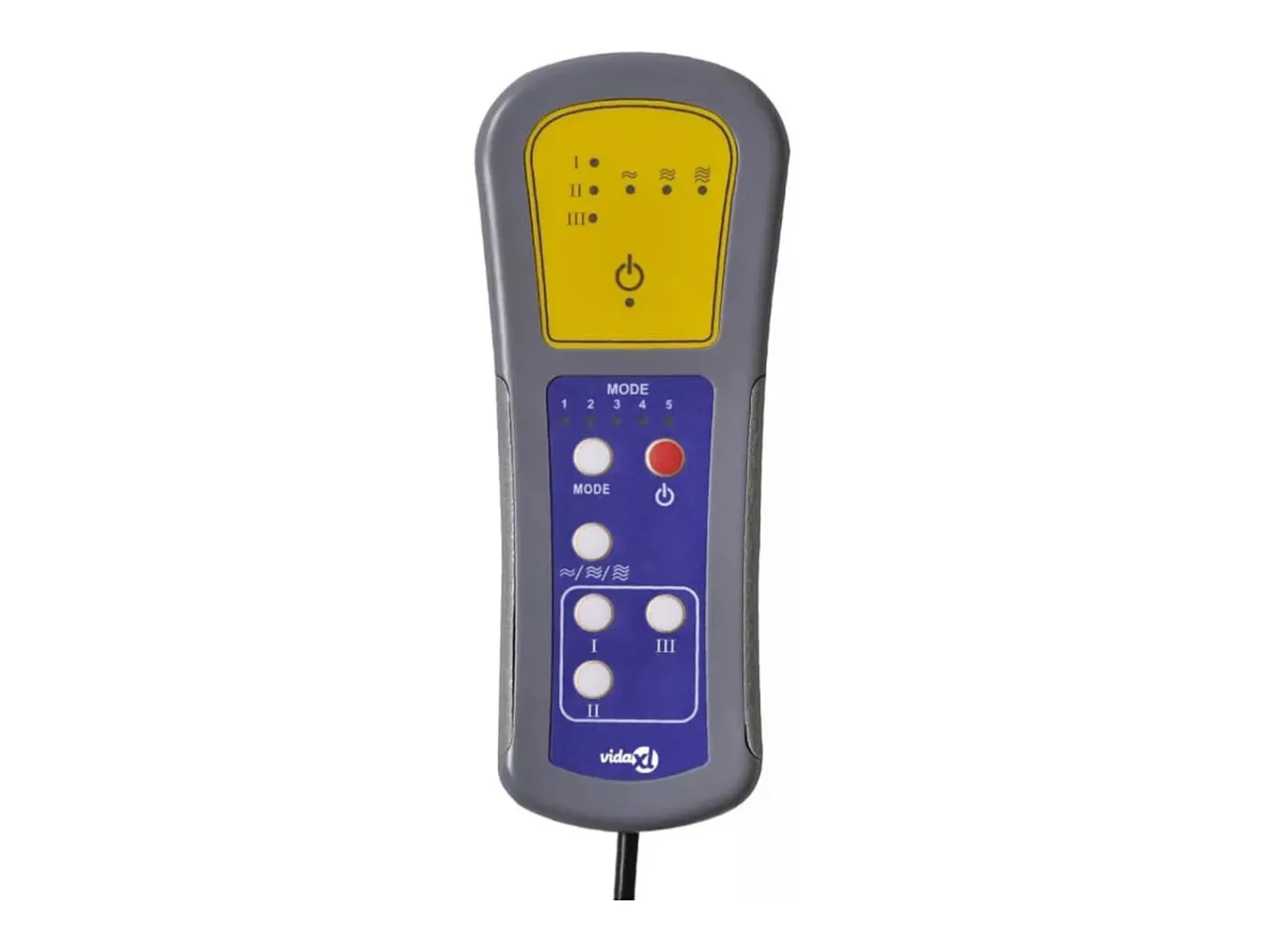vidaxl Poltrona*Poltrona de massagens elétrica tecido -claro Cinzento